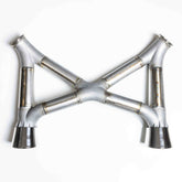 718 GT4 Street Header and Mega Crack Pipe Exhaust - Dundon Motorsports