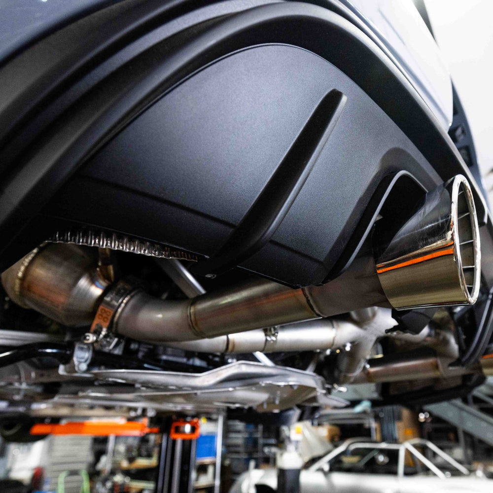 718 GT4 Street Header and Mega Crack Pipe Exhaust - Dundon Motorsports