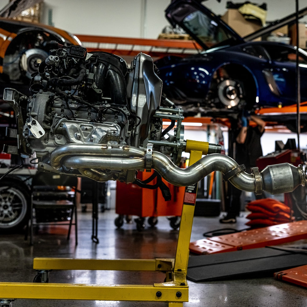 718 GT4RS Clubsport Header Package - Dundon Motorsports