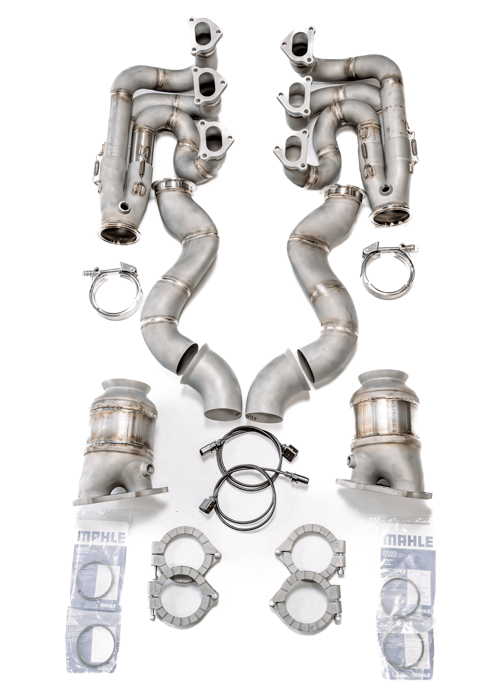 718 GT4/Spyder/GTS Street Header and V11 Muffler Package with ProTune - Dundon Motorsports