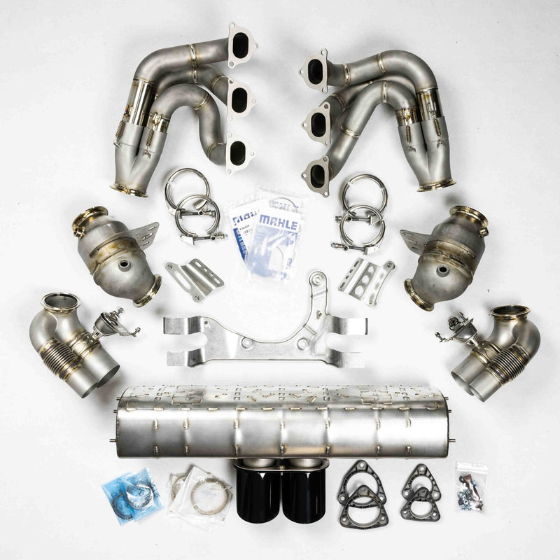 Dundon street header exhaust package for the 992.2 GT3