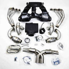 D3 Street Header/93mm Intake Kit/Optional Lifetime Muffler Power Package (2014 - 2016 991.1 GT3) - Dundon Motorsports