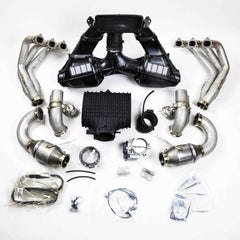 D3 Street Header/93mm Intake Kit/Optional Lifetime Muffler Power Package (2014 - 2016 991.1 GT3) - Dundon Motorsports