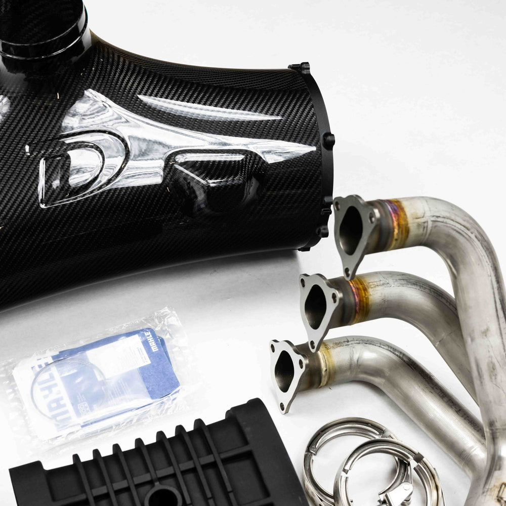 D3 Street Header/93mm Intake Kit/Optional Lifetime Muffler Power Package (2019 - 2020 991.2 GT3RS) - Dundon Motorsports