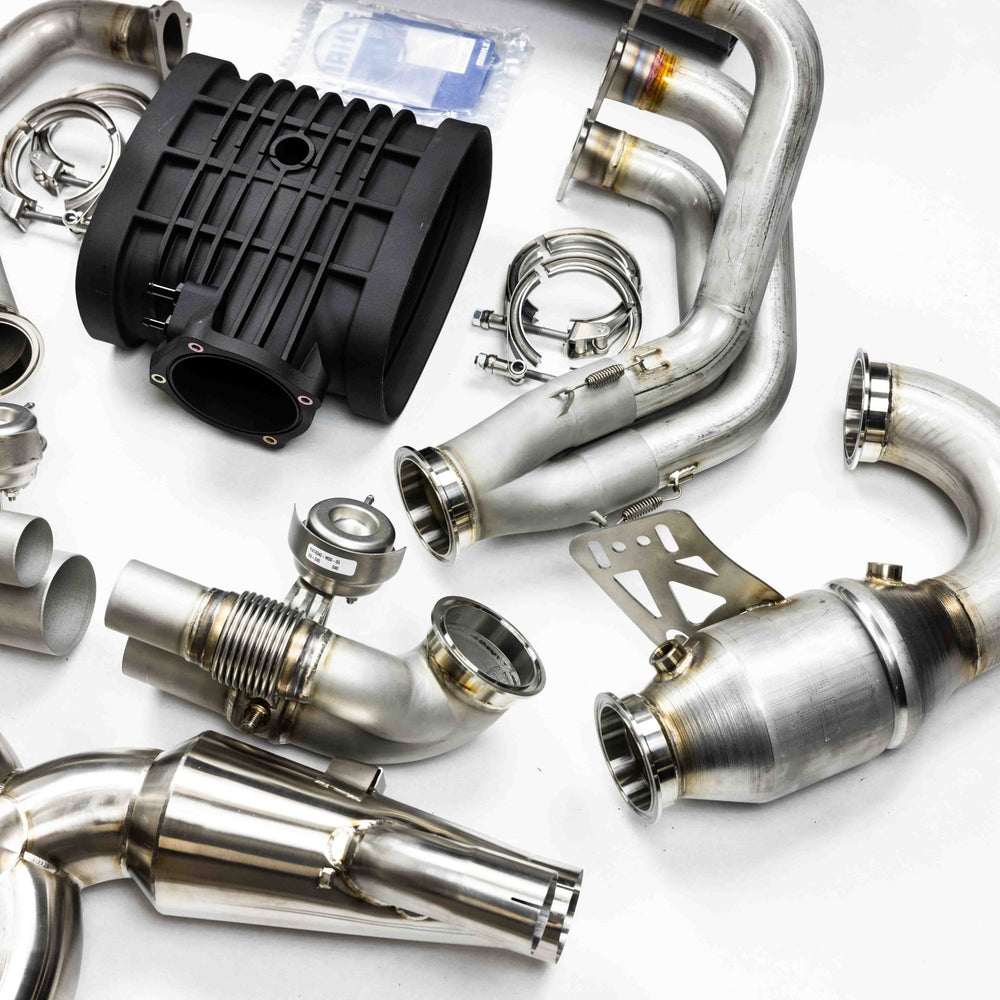 D3 Street Header/93mm Intake Kit/Optional Lifetime Muffler Power Package (2019 - 2020 991.2 GT3RS) - Dundon Motorsports