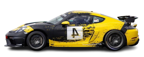 Porsche GT4 Clubsport side view