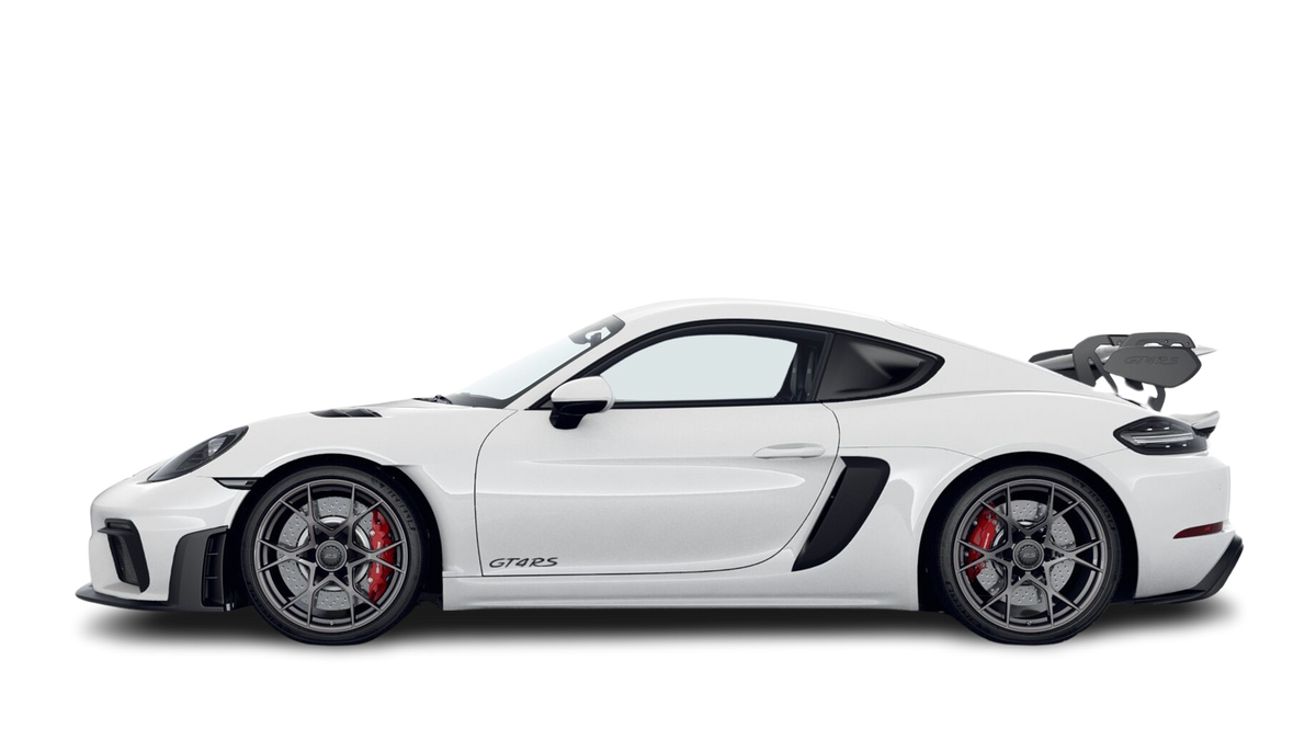 Porsche Cayman GT4 RS side view