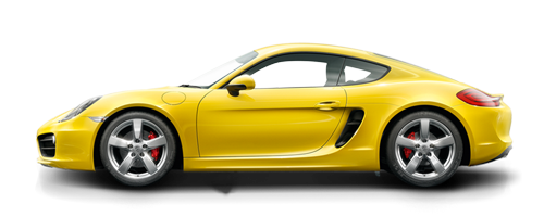 Porsche Boxster & Cayman S side view