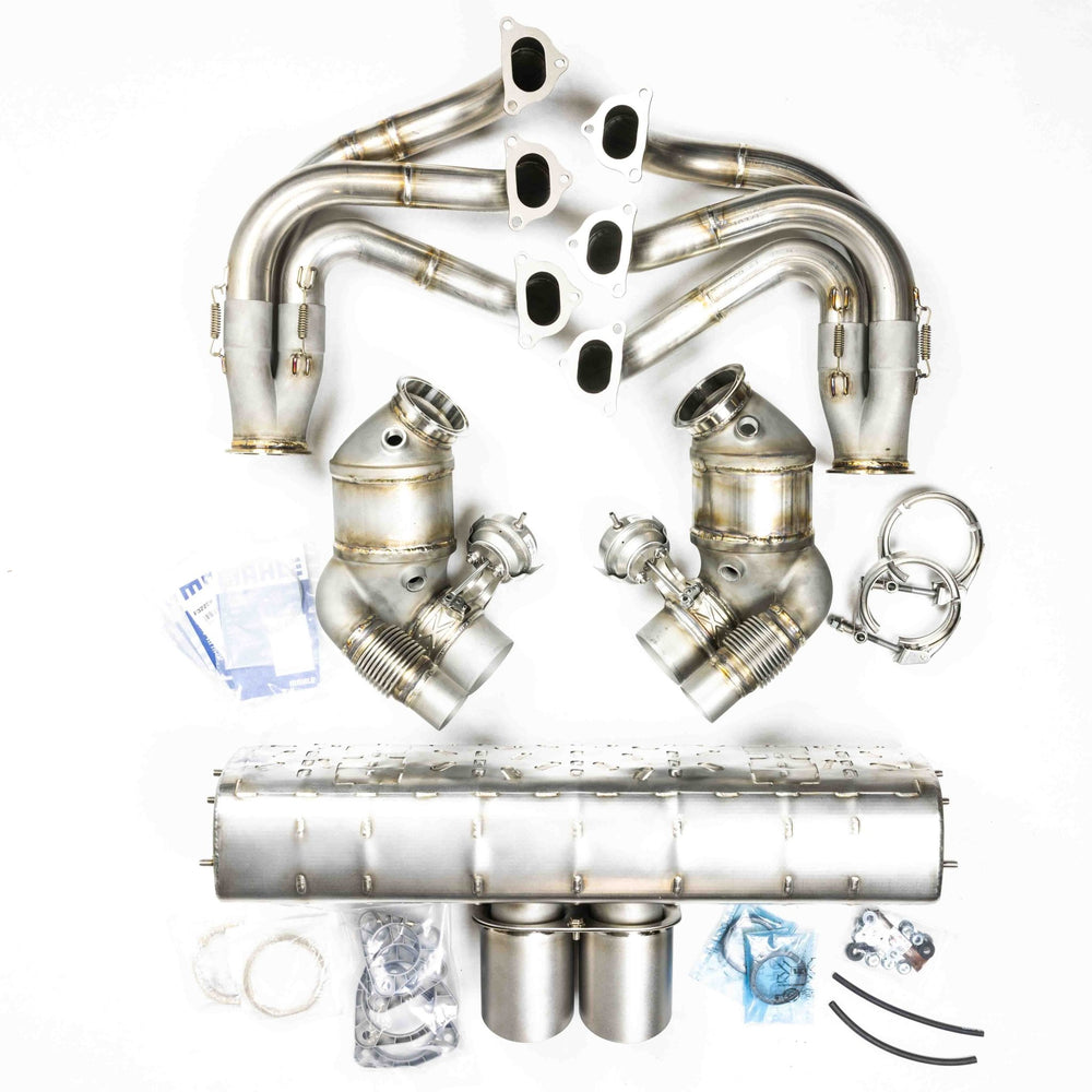 Street Header/Lifetime Muffler Power Package (2007 - 2008 997.1 GT3RS) - Dundon Motorsports