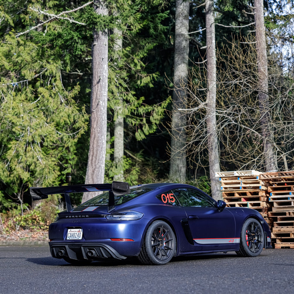 718 GT4 & 981 GT4 "Valkyrie" Swan Neck Wing - Dundon Motorsports