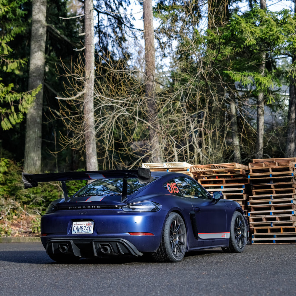 718 GT4 & 981 GT4 "Valkyrie" Swan Neck Wing - Dundon Motorsports