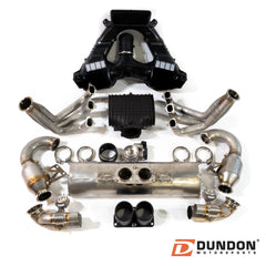 D3 Street Header/93mm Intake Kit/Optional Lifetime Muffler Power Package (2014-2016 991.1 GT3) - Dundon Motorsports