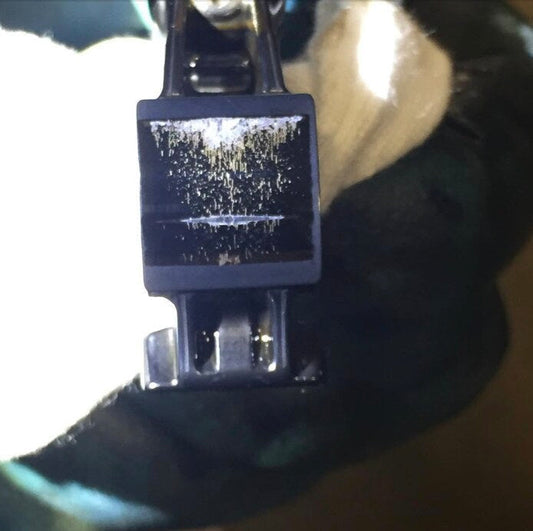 Dundon inspection photo showing DLC wear on a 991.1 GT3 finger follower