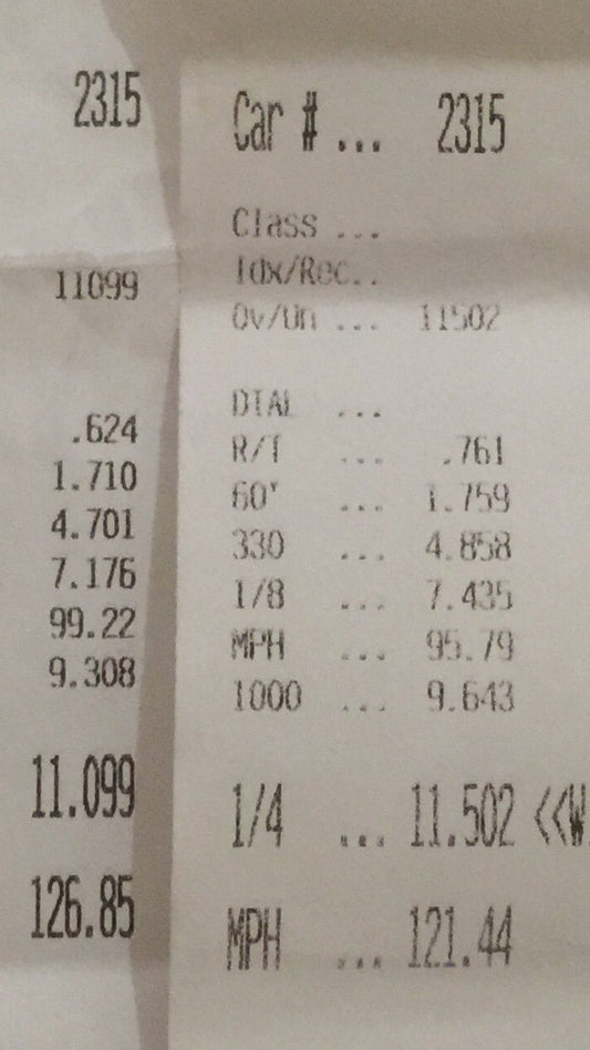 991 GT3 Before and After Dundon Race Header 1/4 Mile Trap Speed Study - Dundon Motorsports