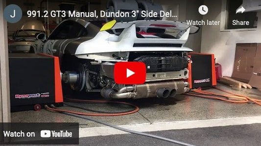 991.2 GT3 Dundon 3" Side Deletes & Lifetime Loud Muffler Make Power? - Dundon Motorsports