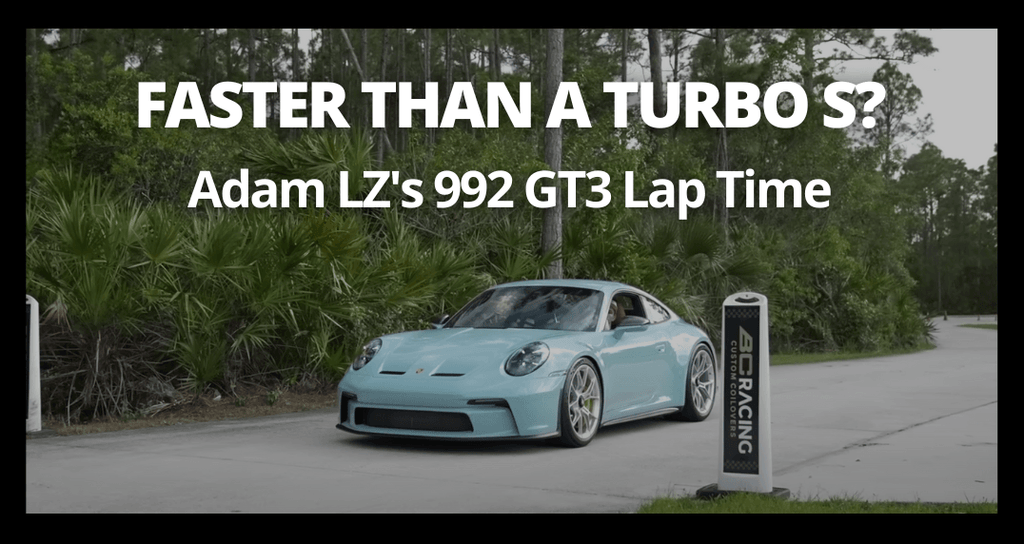 Adam LZ's Porsche 992 GT3 Lap Time Video