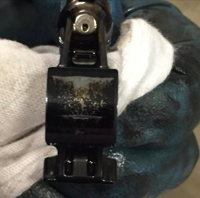 Dundon re-check: second follower pad with wear spreading across the pad