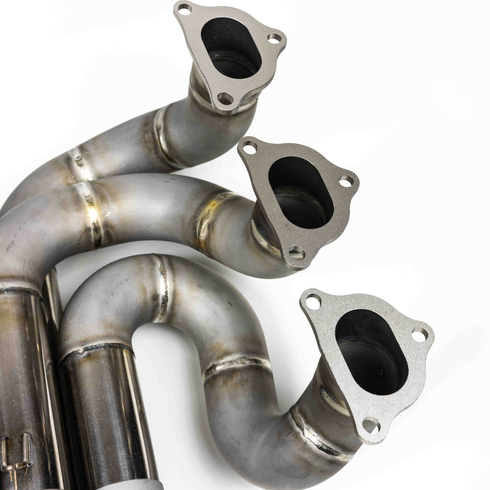 718 GT4 Street Header and Mega Crack Pipe Exhaust - Dundon Motorsports