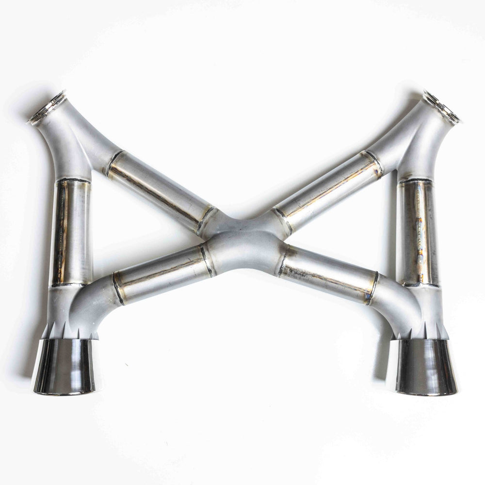 718 GT4 Street Header and Mega Crack Pipe Exhaust - Dundon Motorsports