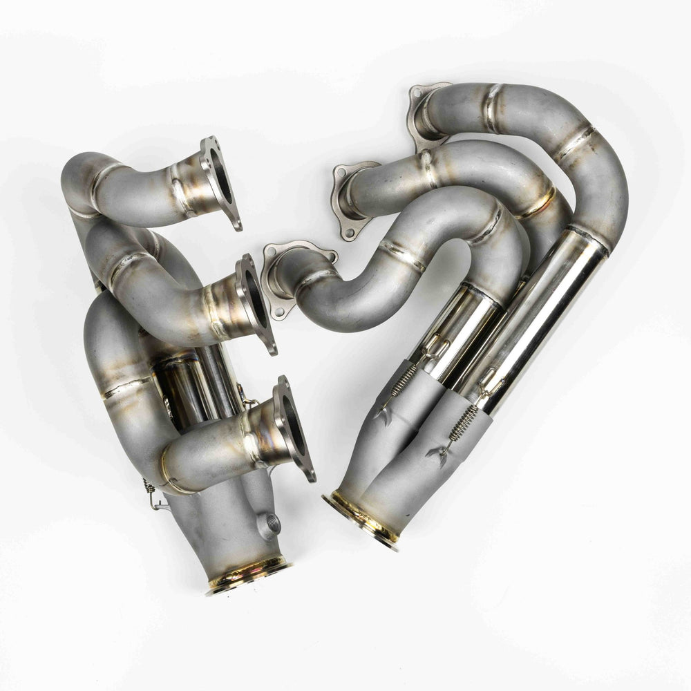 718 GT4 Street Header and Mega Crack Pipe Exhaust - Dundon Motorsports