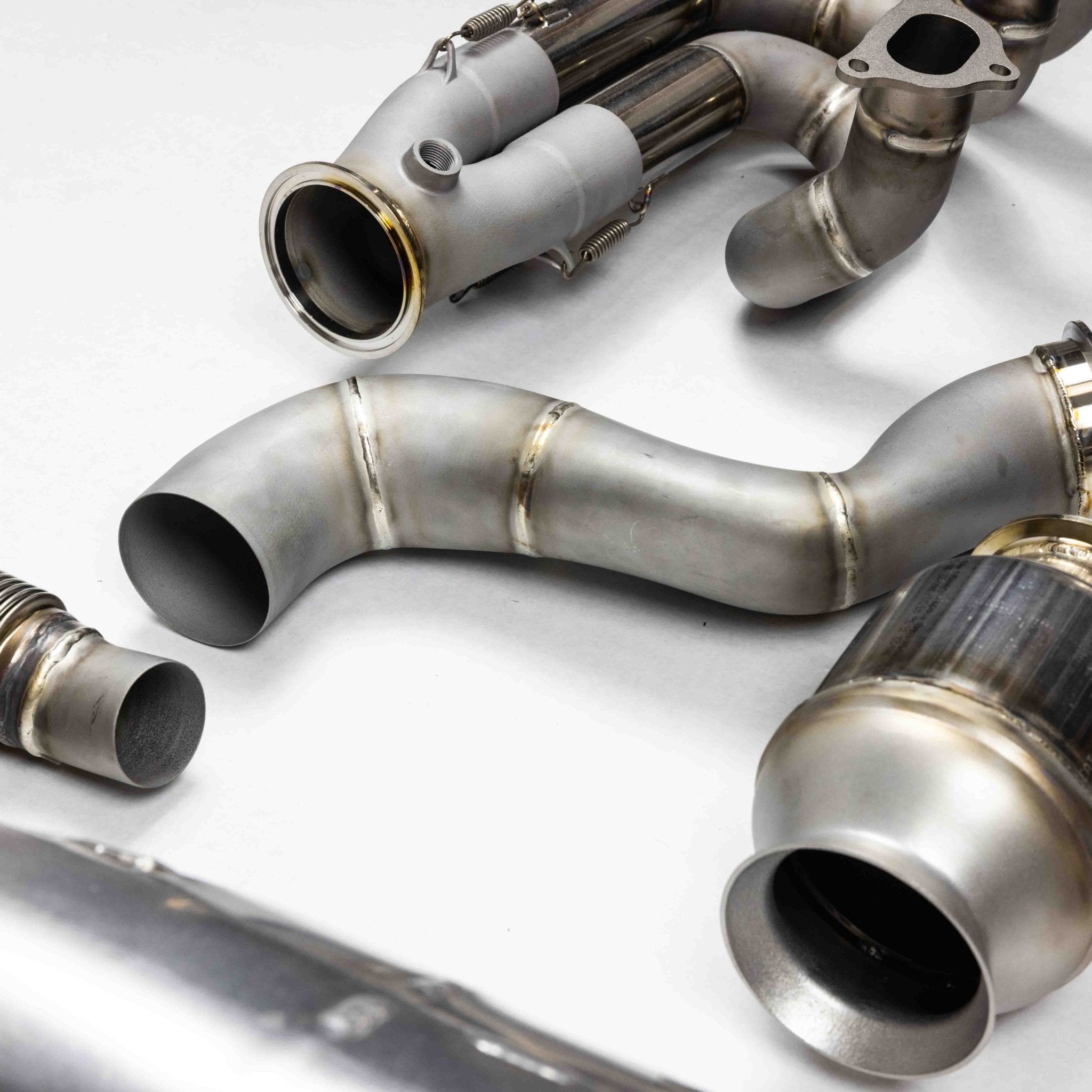 718 GT4RS D3 Power Package - 93mm Intake + Street Headers + Muffler - Dundon Motorsports