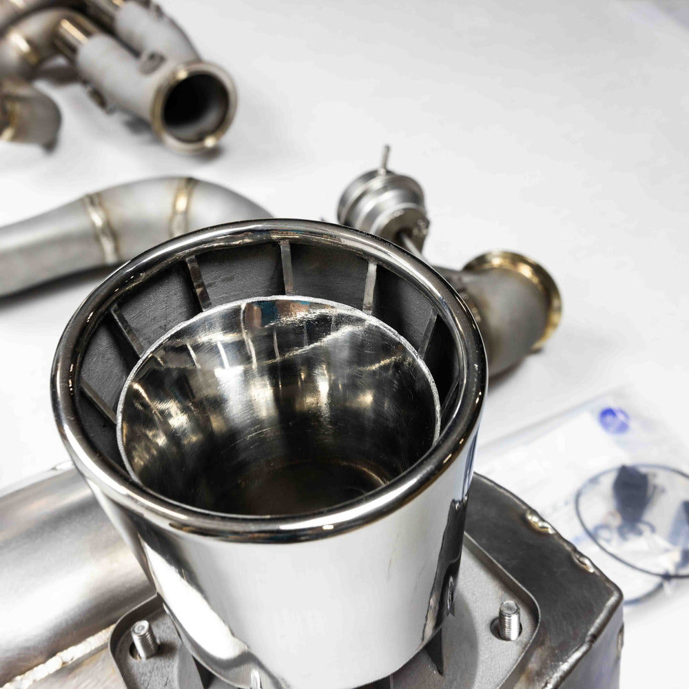 718 GT4RS D3 Power Package - 93mm Intake + Street Headers + Muffler - Dundon Motorsports