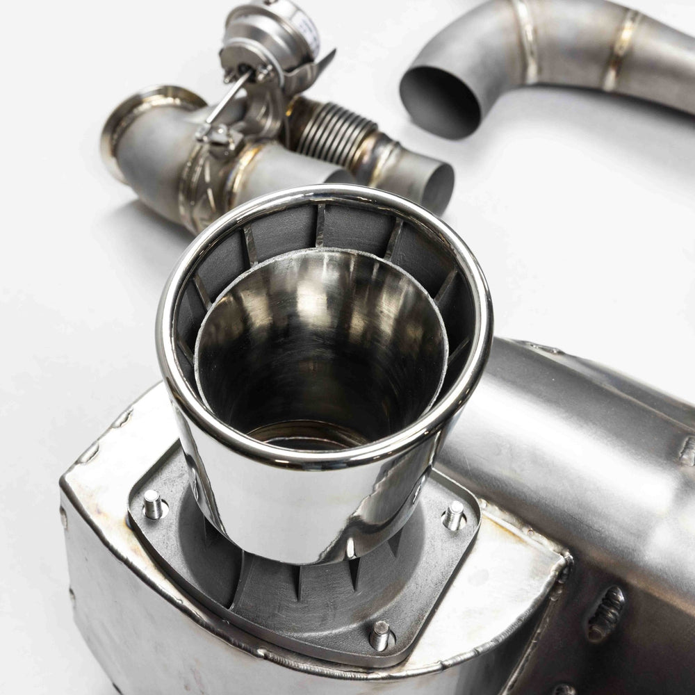 718 GT4RS D3 Power Package - 93mm Intake + Street Headers + Muffler - Dundon Motorsports