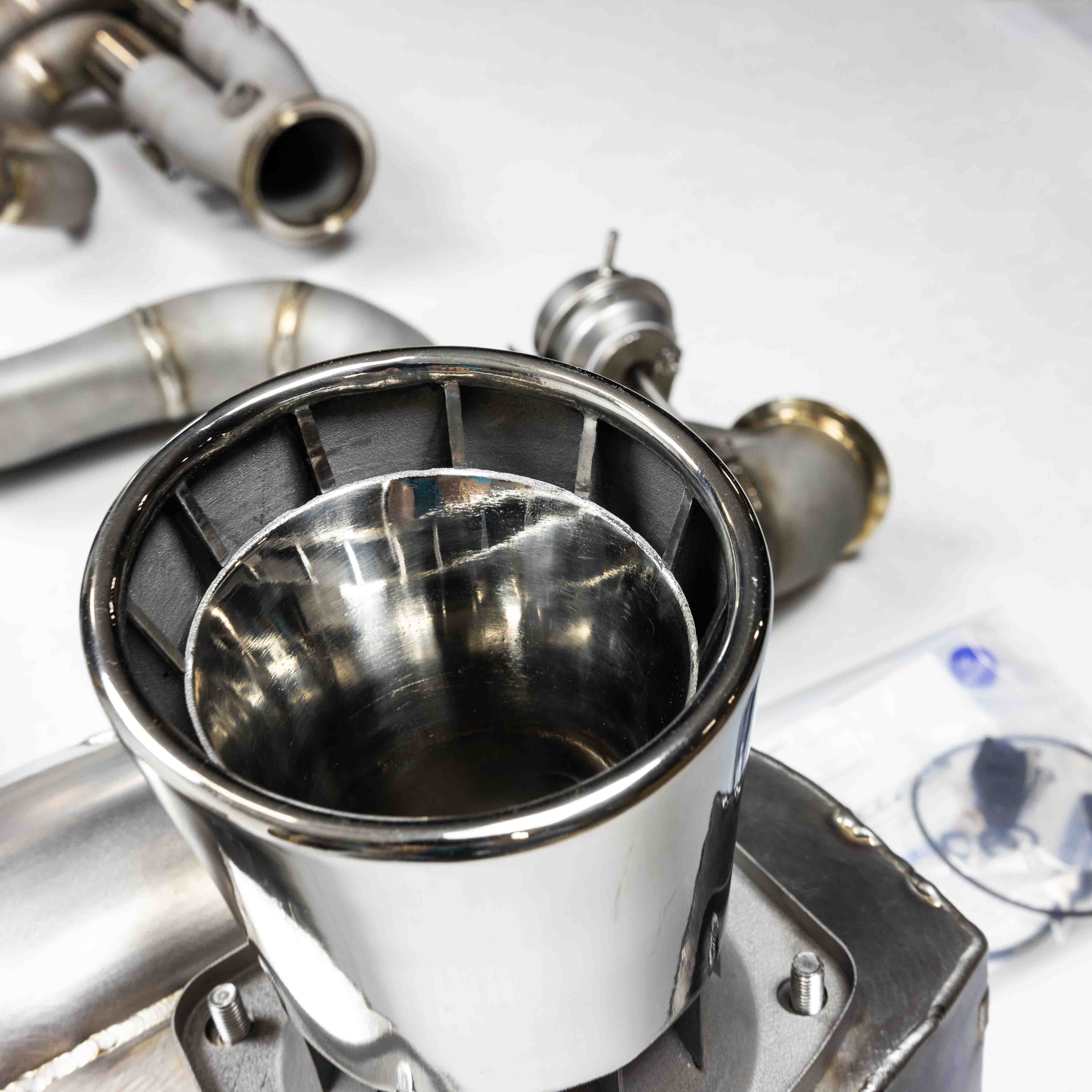 718 GT4RS Clubsport D3 Power Package - 93mm Intake + Full Exhaust