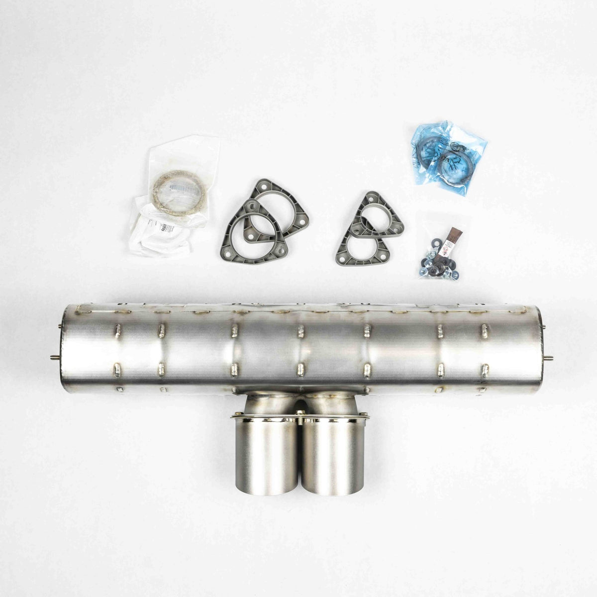 991.1/991.2 GT3/GT3RS Lifetime Center Muffler - Dundon Motorsports