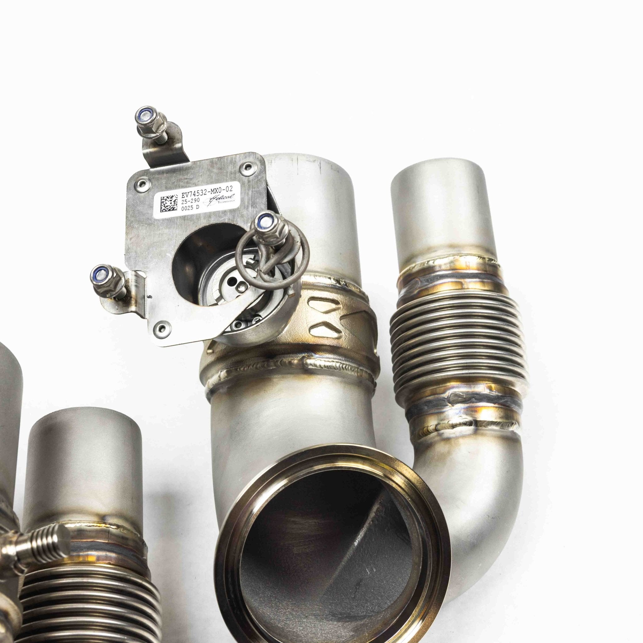 992 GT3 Catted valve assemblies (3.0") - Dundon Motorsports
