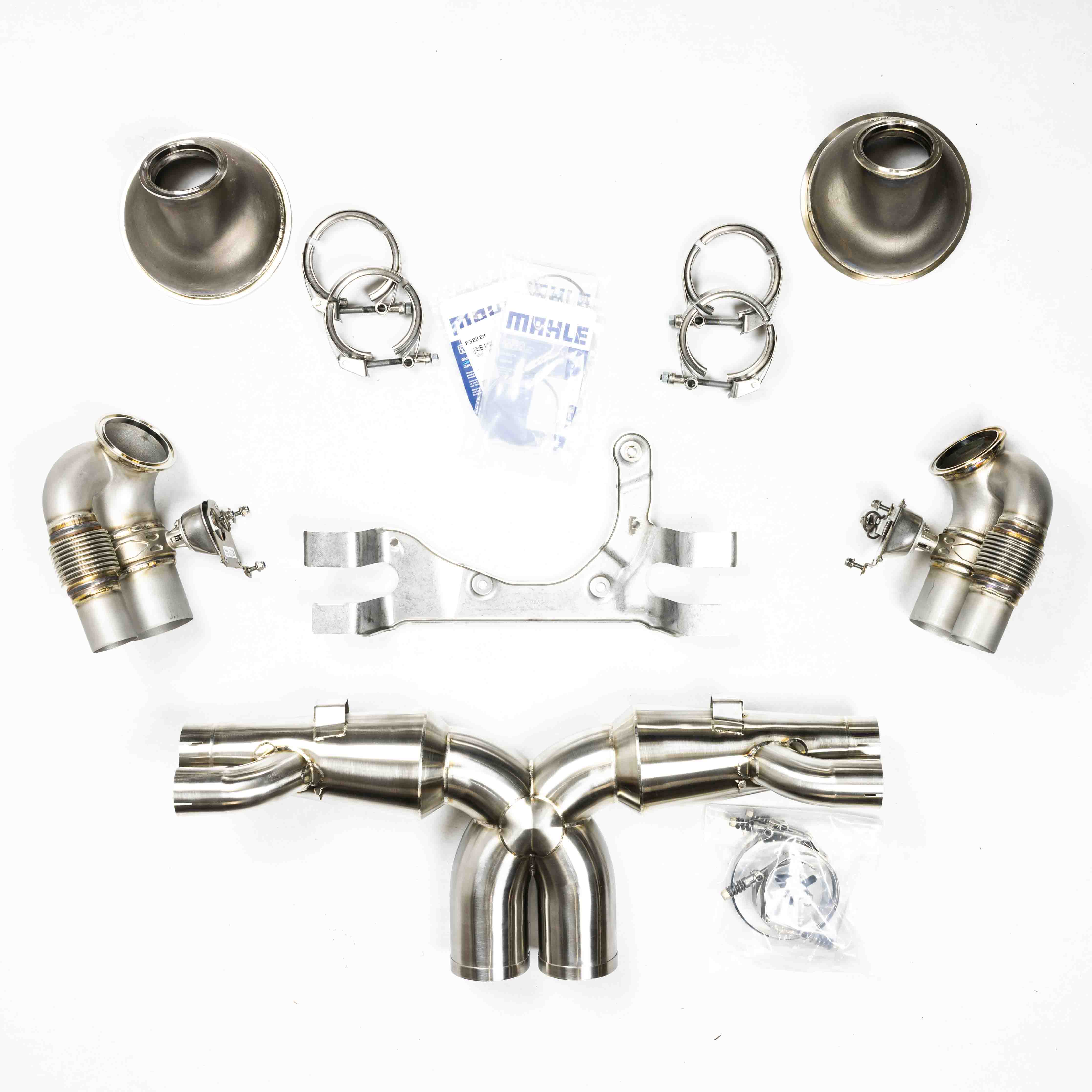 992 GT3 Exhaust: Valved Cat-Back System (EU/RoW Version)