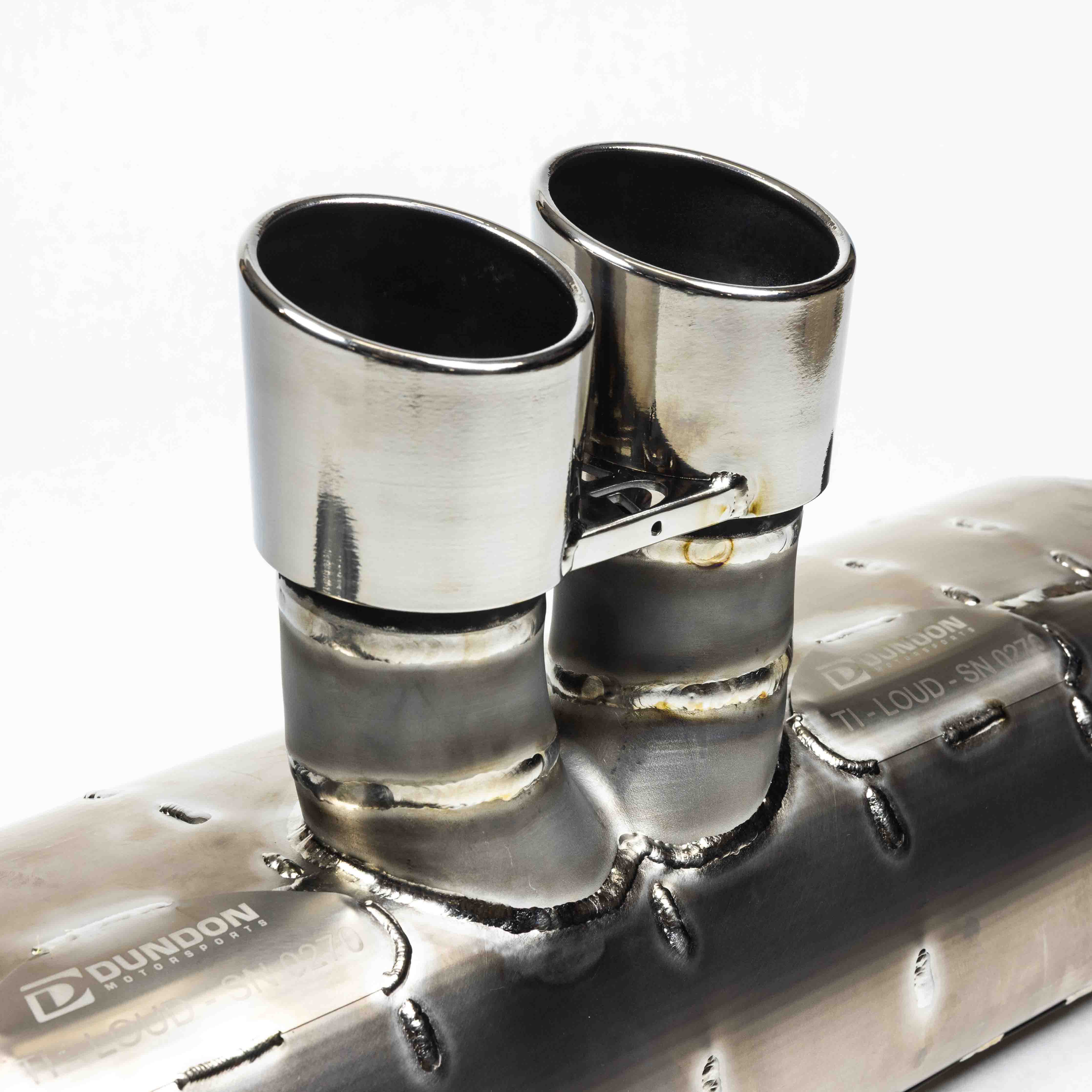 Black Friday Exhaust Special! - 997/991/992 GT3/RS Street Header + Titanium Ultralight Muffler with Loud Inserts