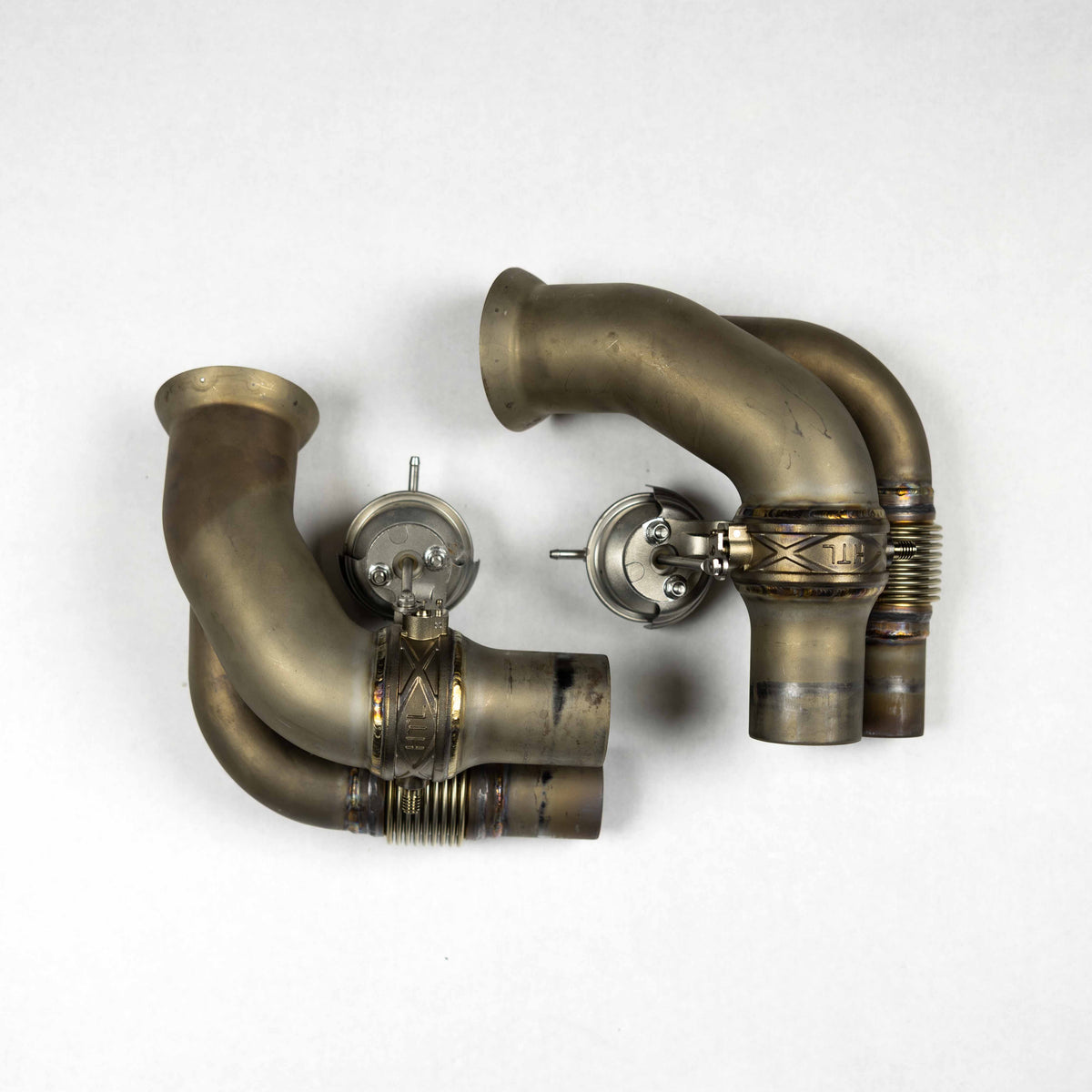 Pre-Owned GT3 321 Side Muffler Deletes for 997/991