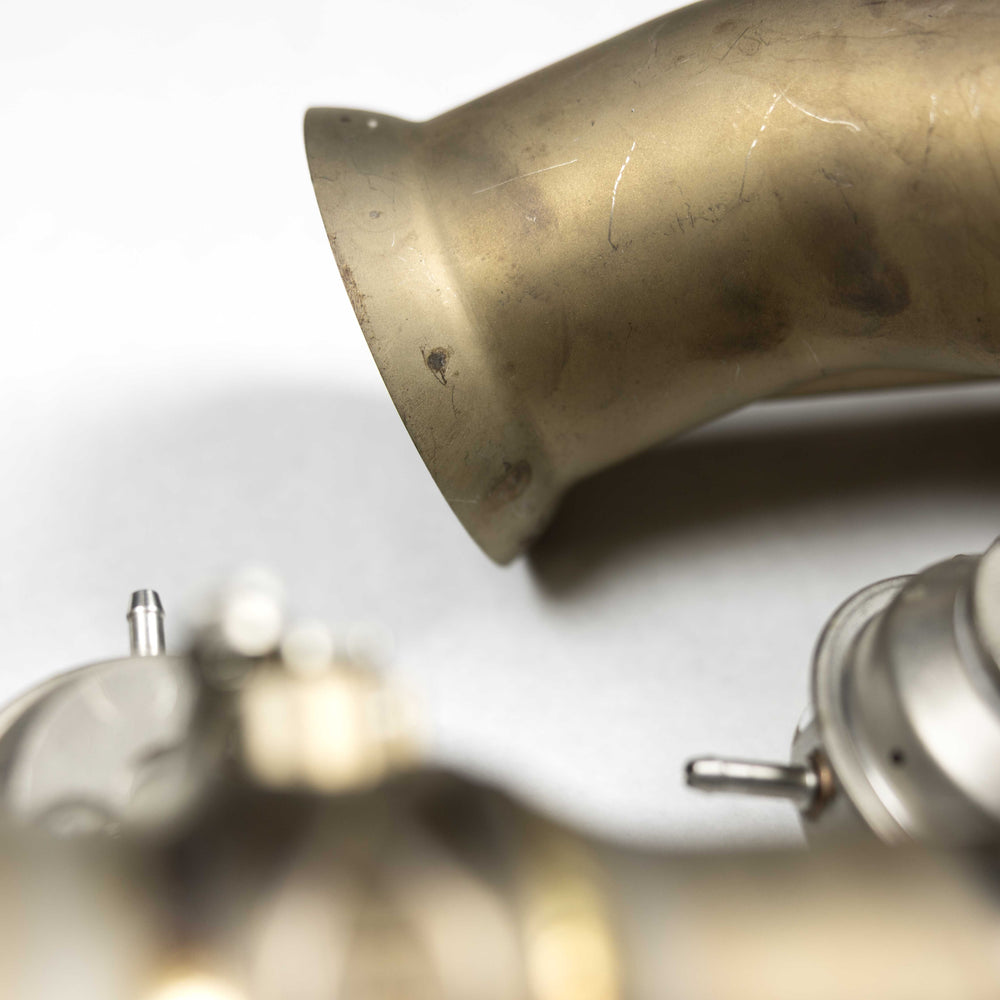 Pre-Owned GT3 321 Side Muffler Deletes for 997/991