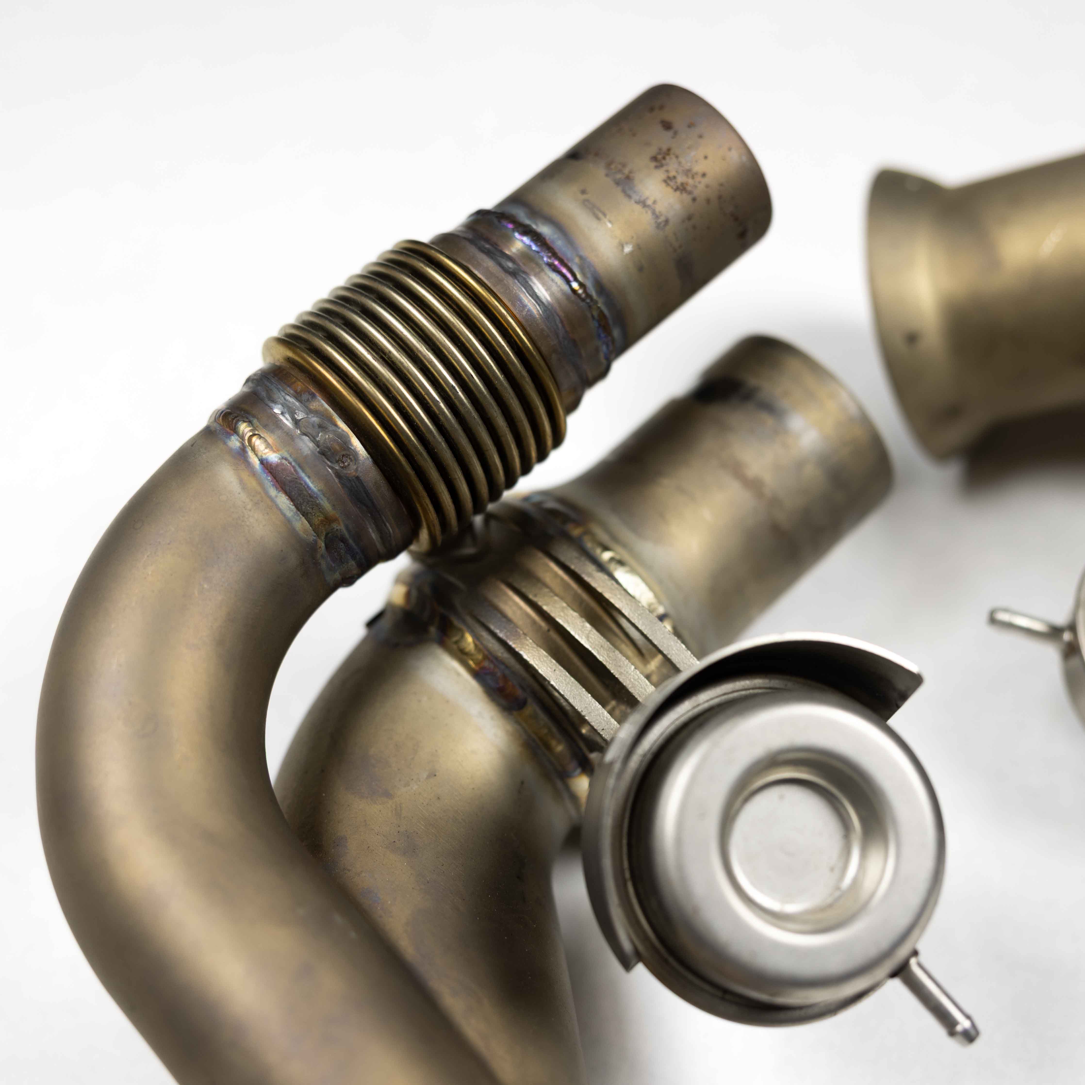 Pre-Owned GT3 321 Side Muffler Deletes for 997/991