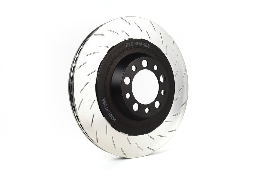 Complete Front Rotor Set (with hats and rings) for Performance Friction Track Day Kit - 405mm x 34mm (Pair) - Dundon Motorsports