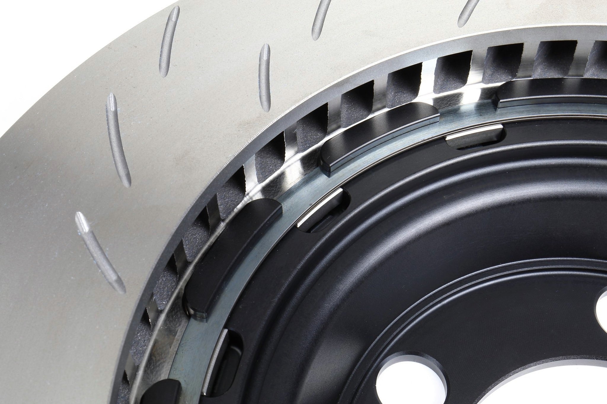 Complete Front Rotor Set (with hats and rings) for Performance Friction Track Day Kit - 405mm x 34mm (Pair) - Dundon Motorsports