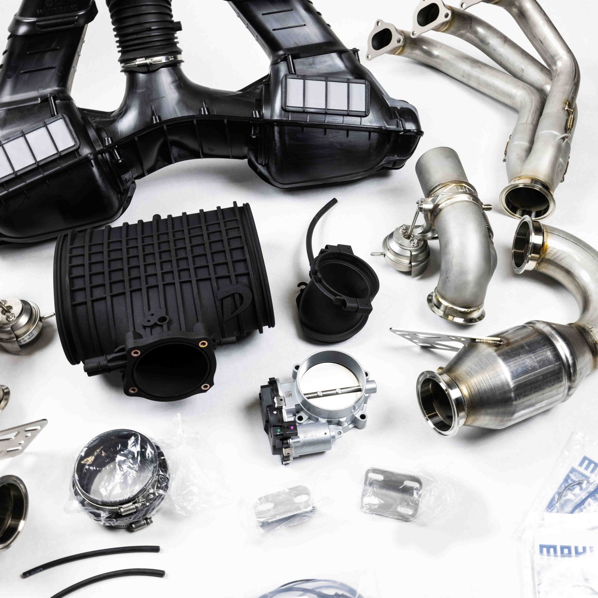 D3 Street Header/93mm Intake Kit/Optional Lifetime Muffler Power Package (2014 - 2016 991.1 GT3) - Dundon Motorsports