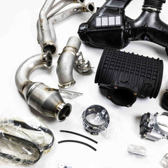 D3 Street Header/93mm Intake Kit/Optional Lifetime Muffler Power Package (2014 - 2016 991.1 GT3) - Dundon Motorsports