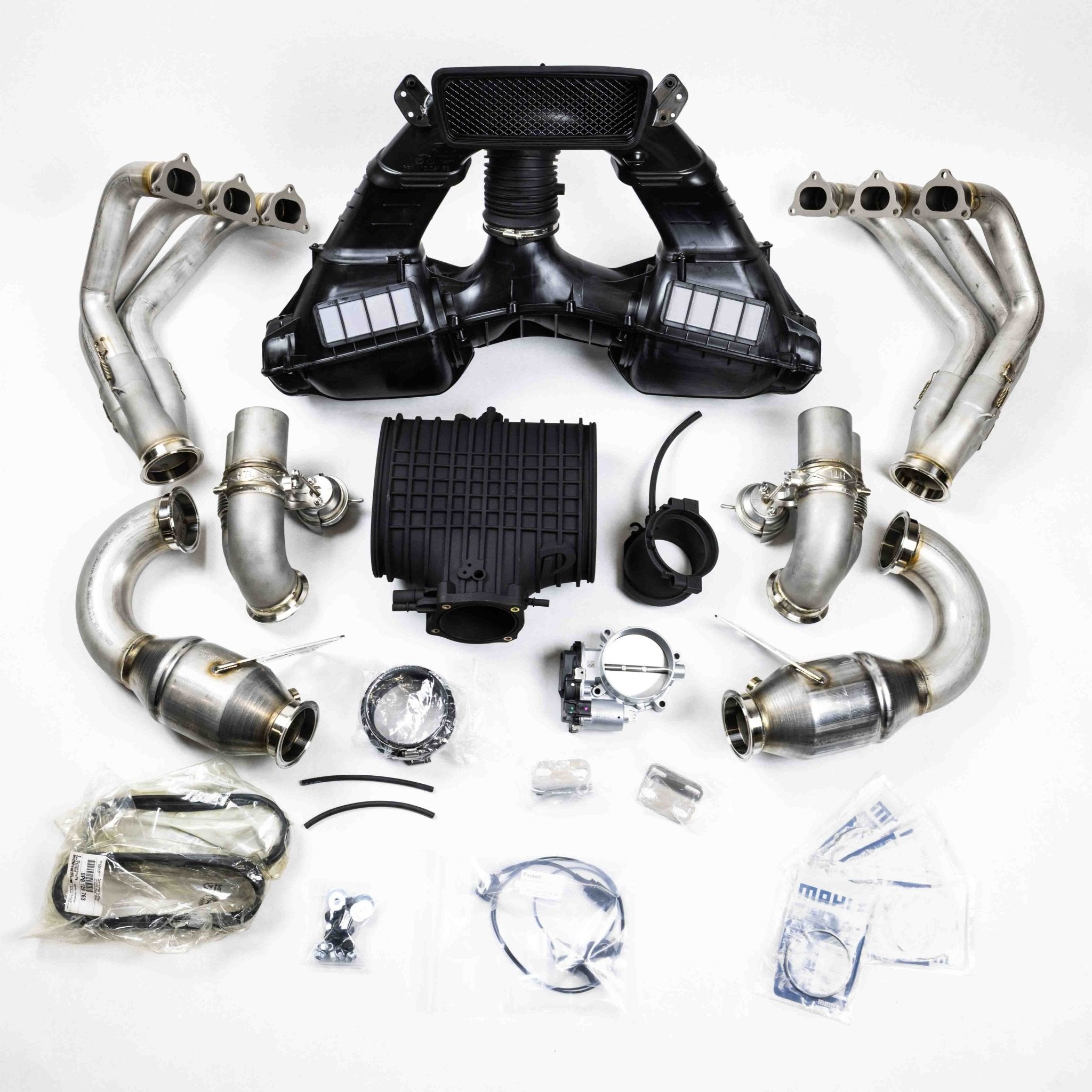 D3 Street Header/93mm Intake Kit/Optional Lifetime Muffler Power Package (2014 - 2016 991.1 GT3) - Dundon Motorsports