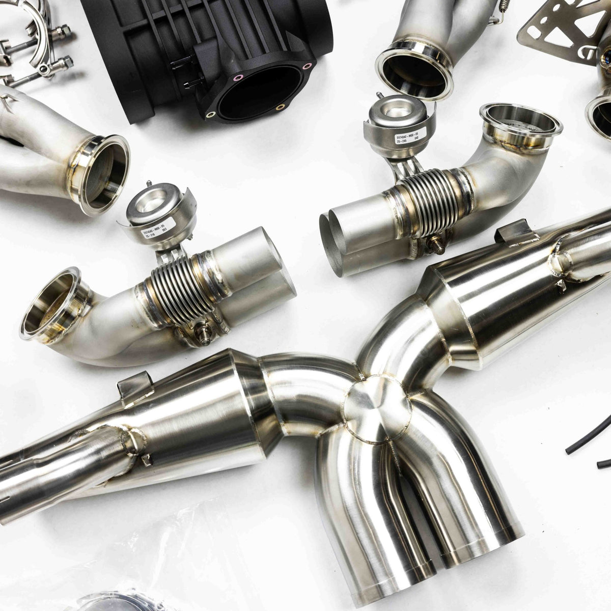 D3 Street Header/93mm Intake Kit/Optional Lifetime Muffler Power Package (2019 - 2020 991.2 GT3RS) - Dundon Motorsports