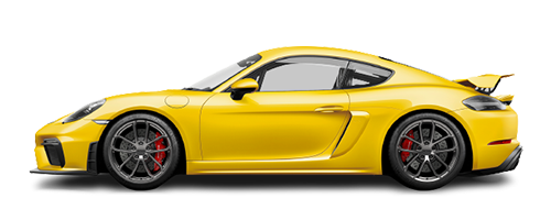 Porsche Cayman GT4 side view
