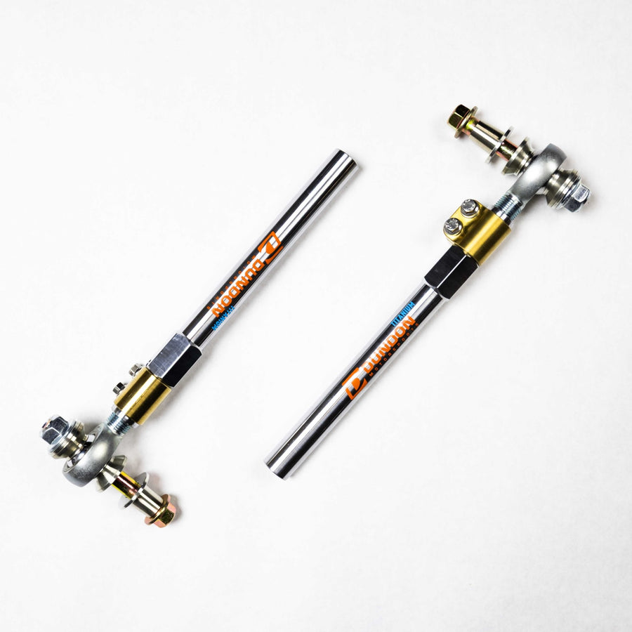 Dundon Motorsports Extended Length Titanium Tie Rod End Set - Dundon Motorsports