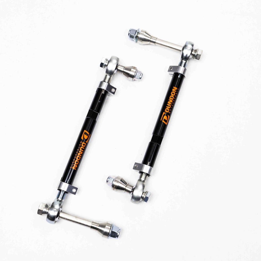 Front Adjustable Sway Bar End Link Set for 991 & 992 Carrera/S/4S/GTS - Dundon Motorsports