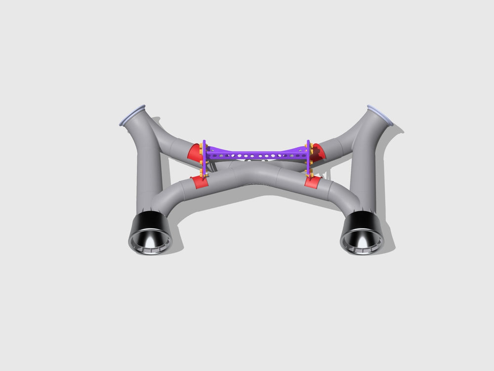 GT4RS Clubsport Header and Mega Crack Pipe Exhaust - Dundon Motorsports