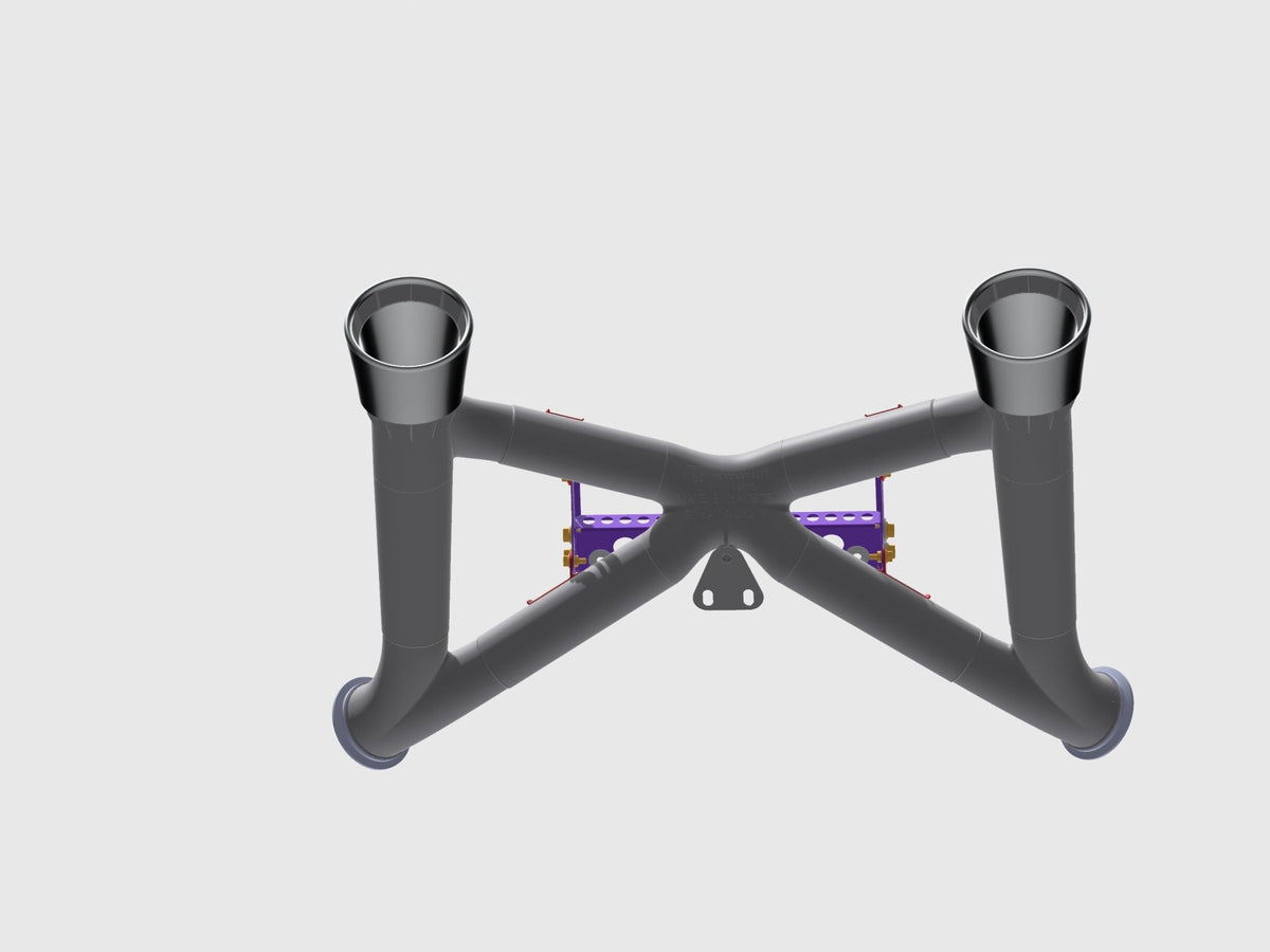 GT4RS Clubsport Header and Mega Crack Pipe Exhaust - Dundon Motorsports