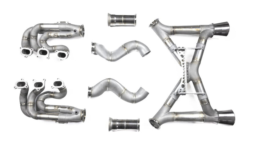 GT4RS Clubsport Header and Mega Crack Pipe Exhaust - Dundon Motorsports