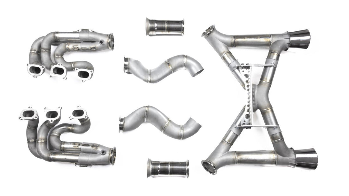 GT4RS Clubsport Header and Mega Crack Pipe Exhaust - Dundon Motorsports