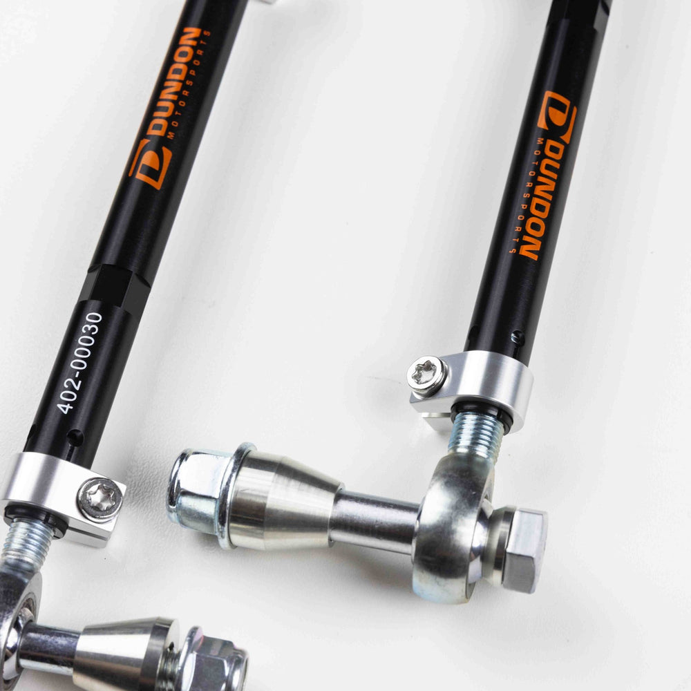 Rear Adjustable Sway Bar End Link Set for 991 & 992 Carrera/S/4S/GTS - Dundon Motorsports