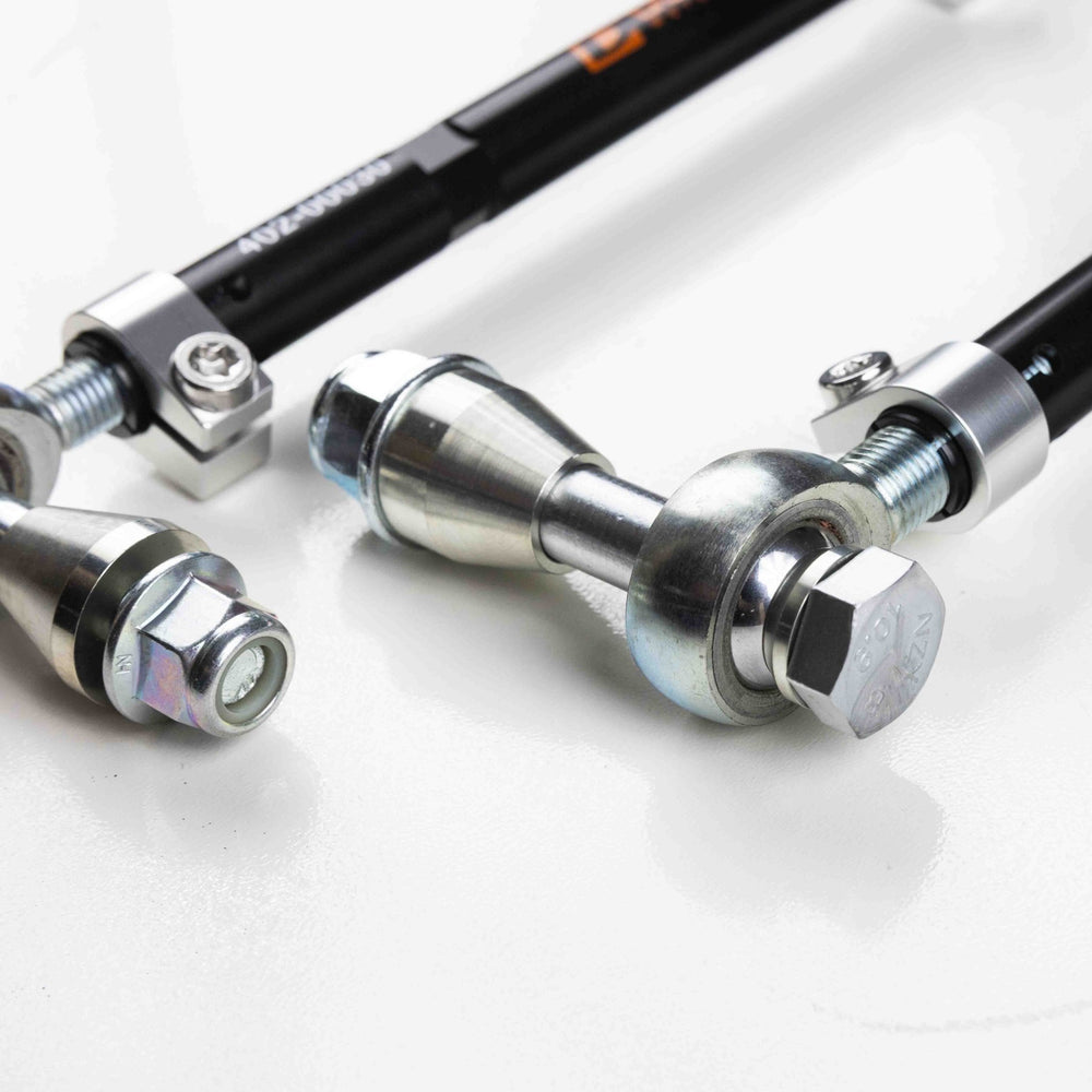 Rear Adjustable Sway Bar End Link Set for 991 & 992 Turbo/Turbo S - Dundon Motorsports